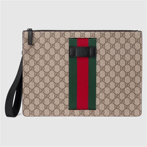 gucci leather portfolios for men|genuine gucci pouches.